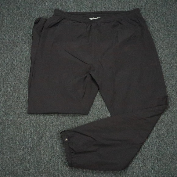 LL Bean Pants Mens Extra Large Gray Stowaway Nylon Lined Hiking Rain * - Picture 1 of 11